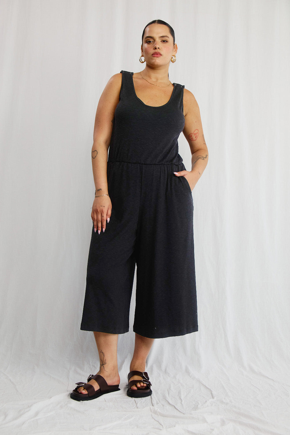 Steel black Gwyneth overalls