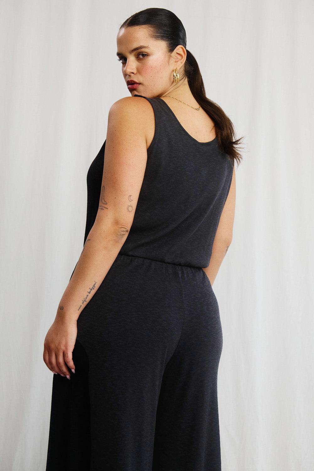 Steel black Gwyneth overalls