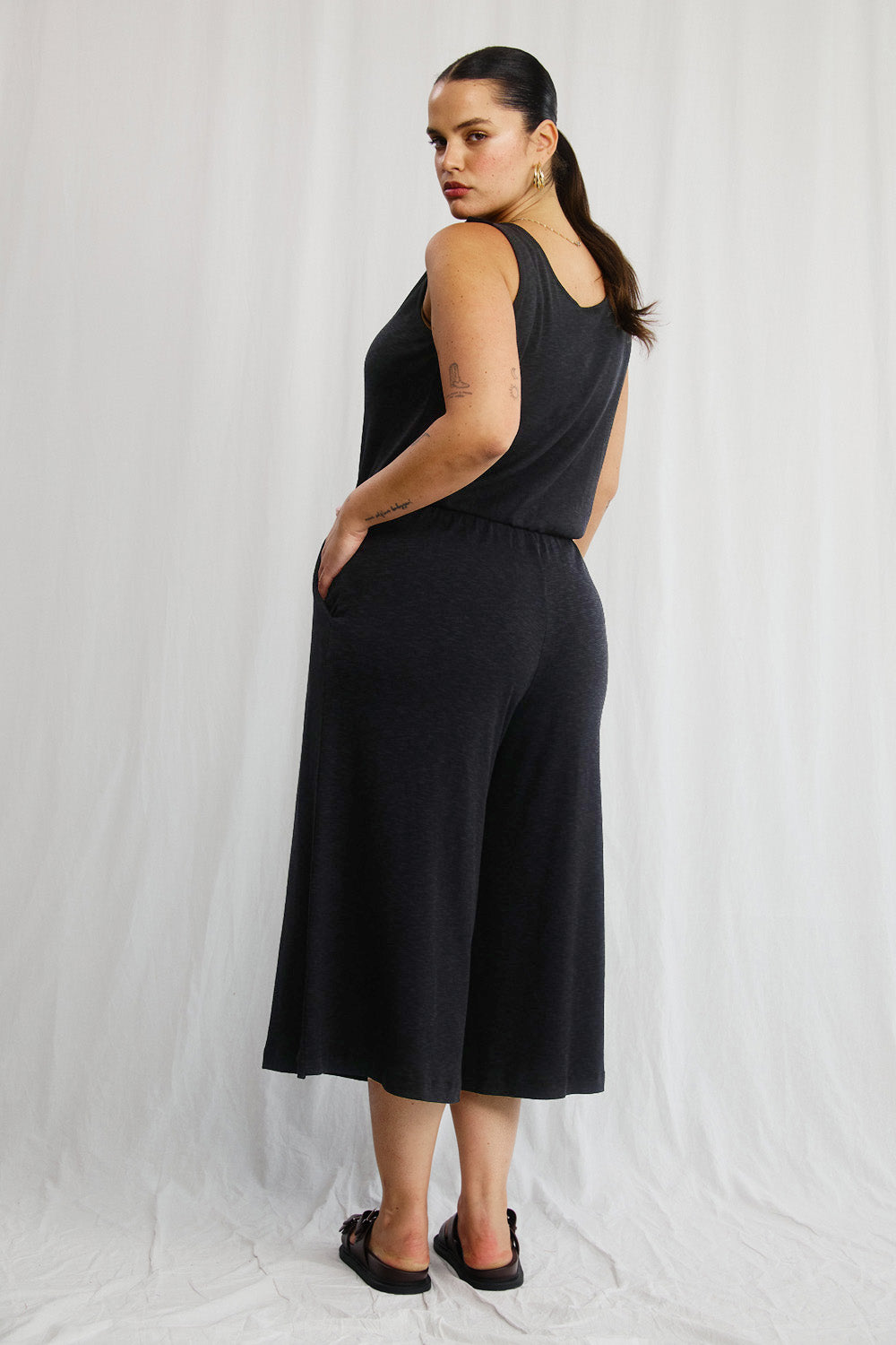 Steel black Gwyneth overalls