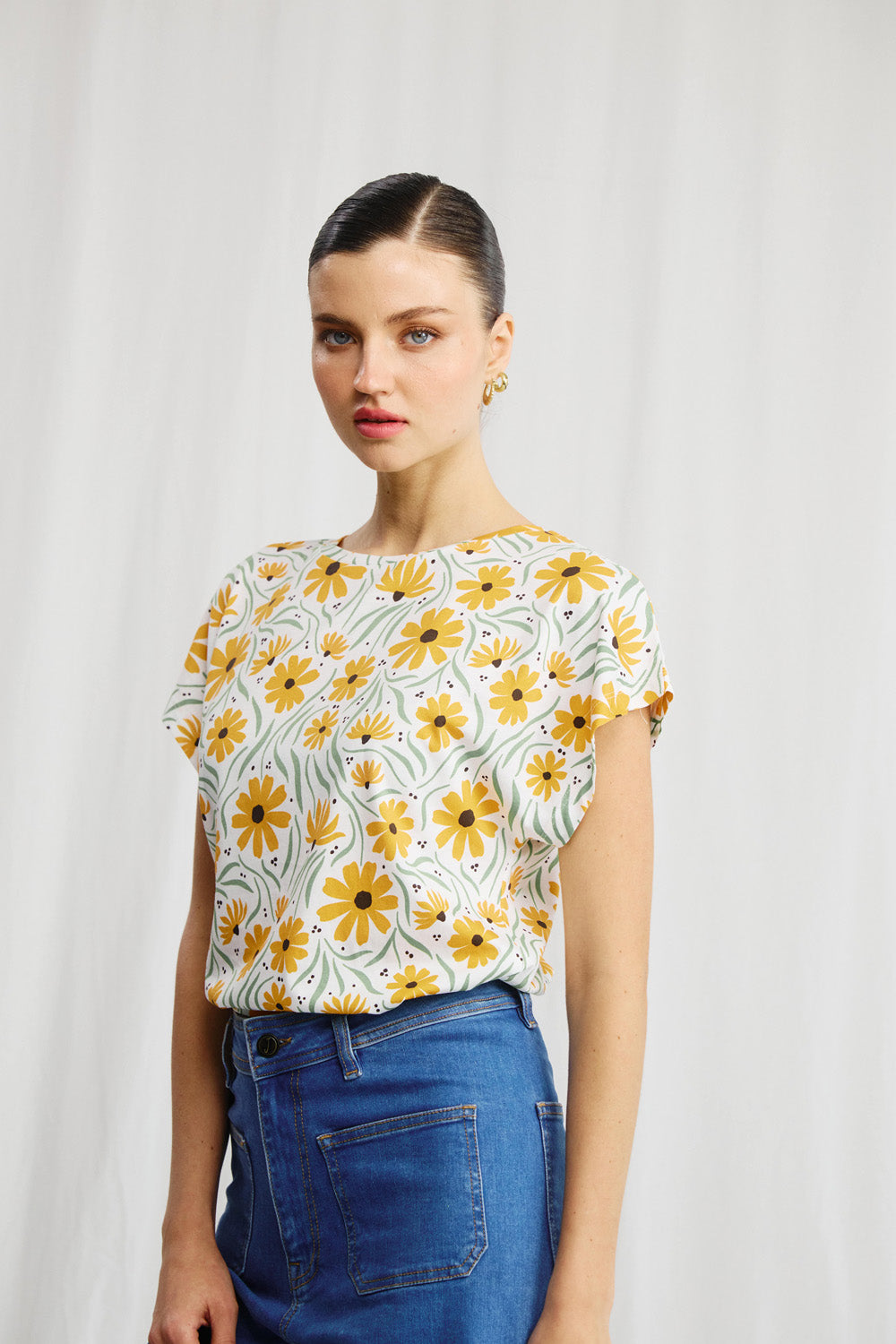 Green striped Alba t-shirt