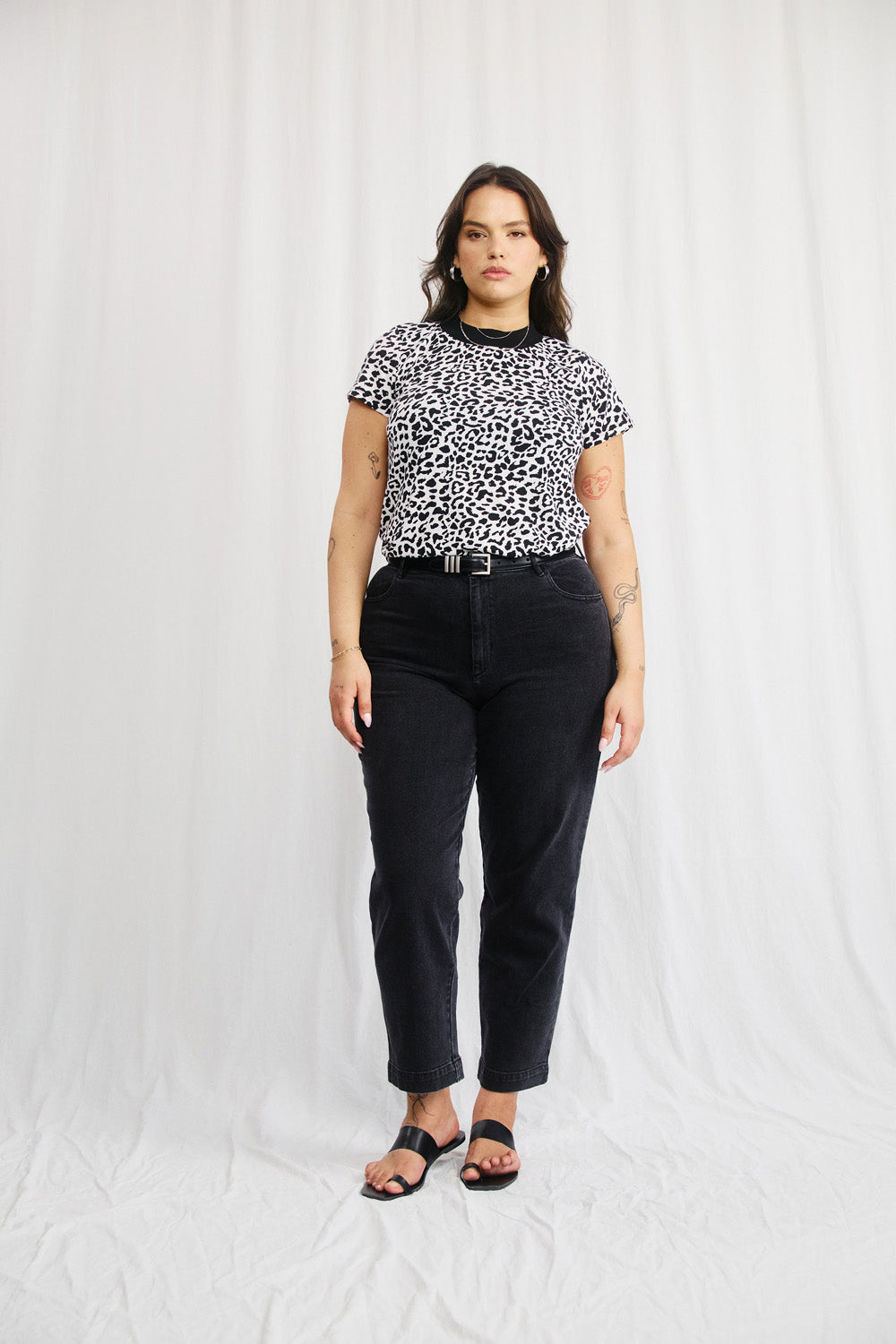 ג׳ינס אלכסה שחור