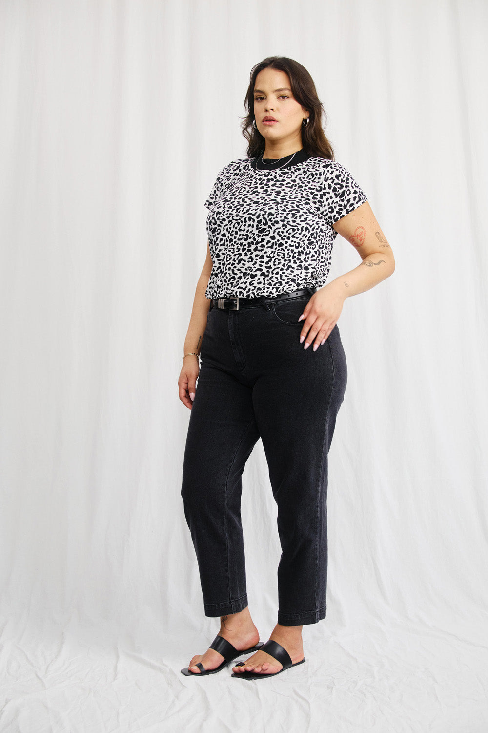 ג׳ינס אלכסה שחור - JUL