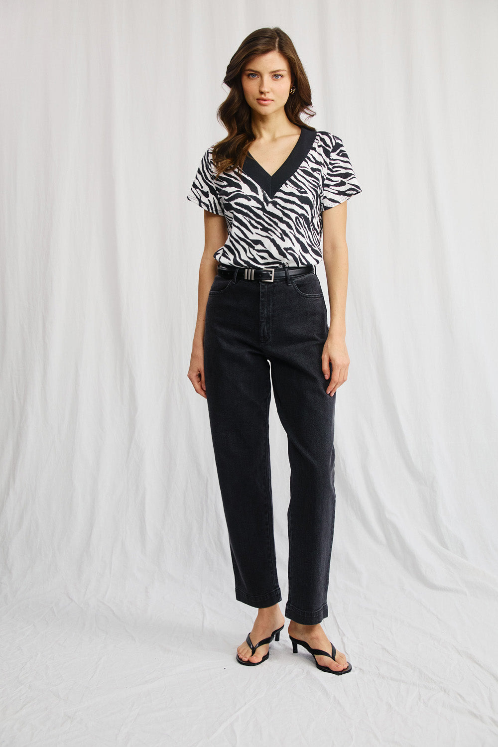 ג׳ינס אלכסה שחור