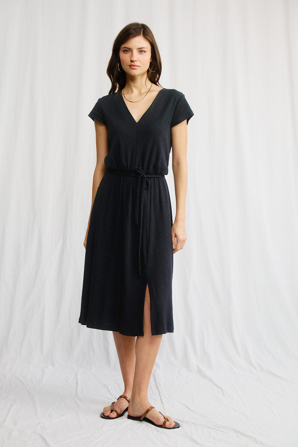 שמלת ססיליה שחורה - JUL