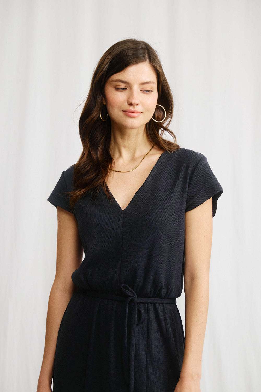 שמלת ססיליה שחורה - JUL