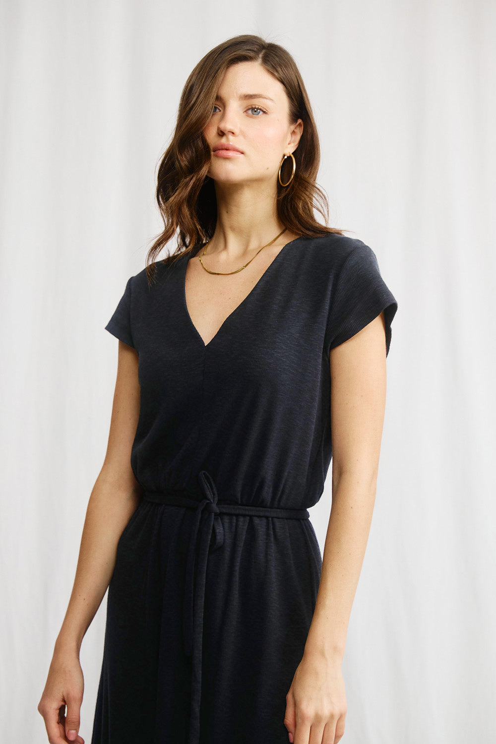 שמלת ססיליה שחורה - JUL