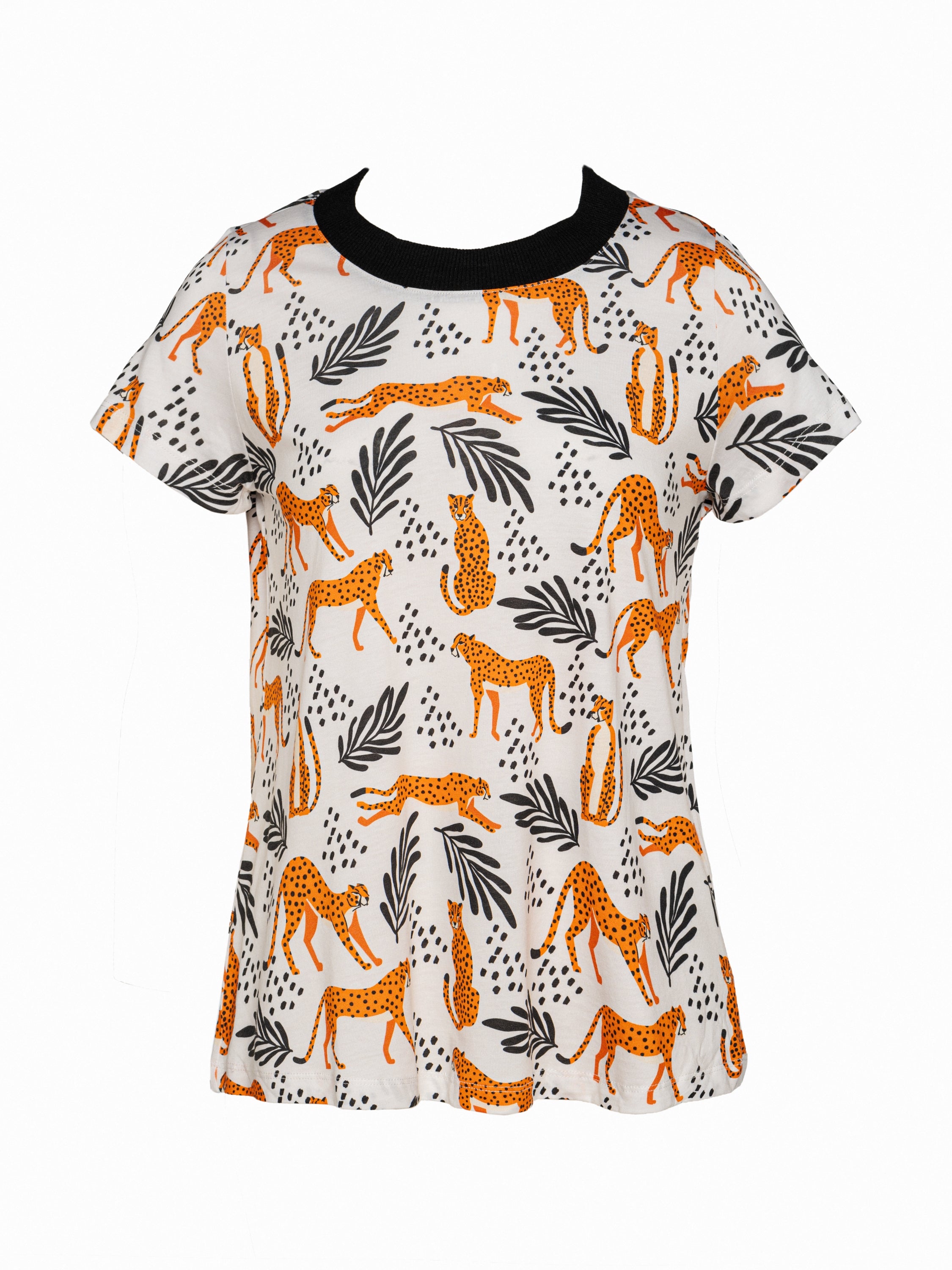 Brown striped t-shirt
