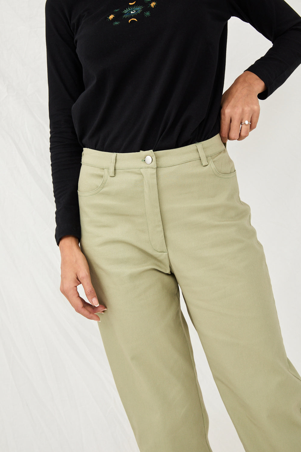 Apple green Alexa pants