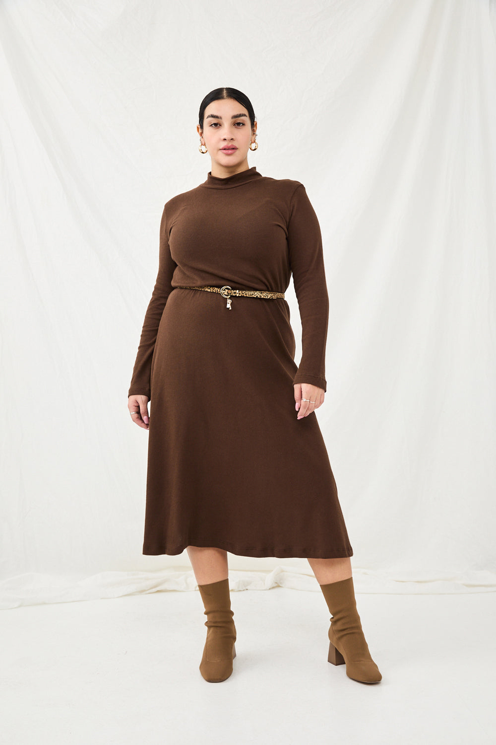 Pretty brown golf dress