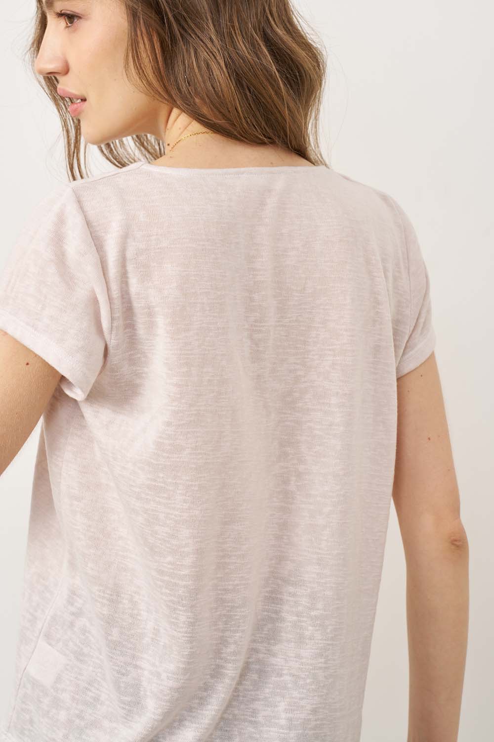Veronica black linen shirt