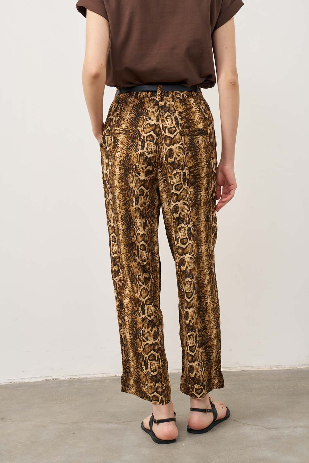 Eve linen pants in clear color