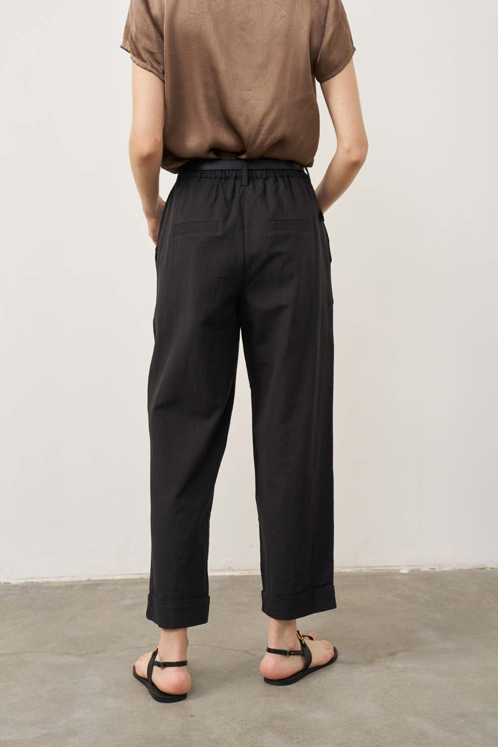 Eve linen pants in clear color
