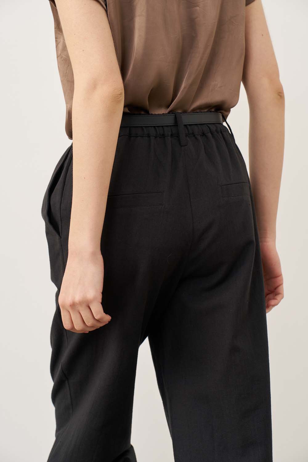 Eve linen pants in clear color