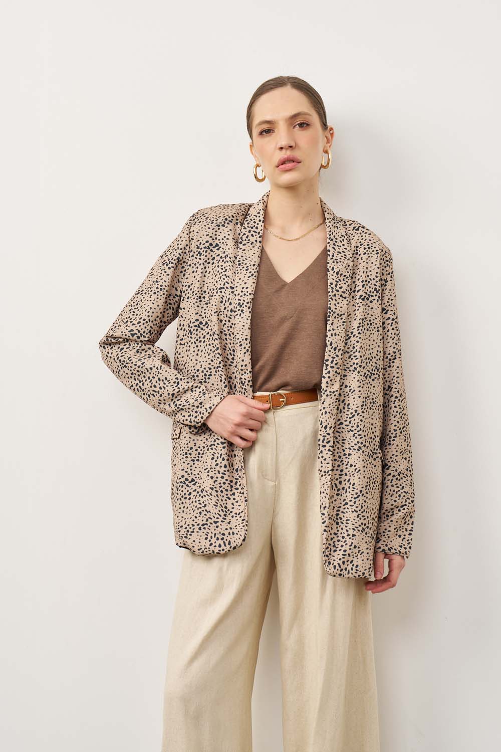 Black marking blazer