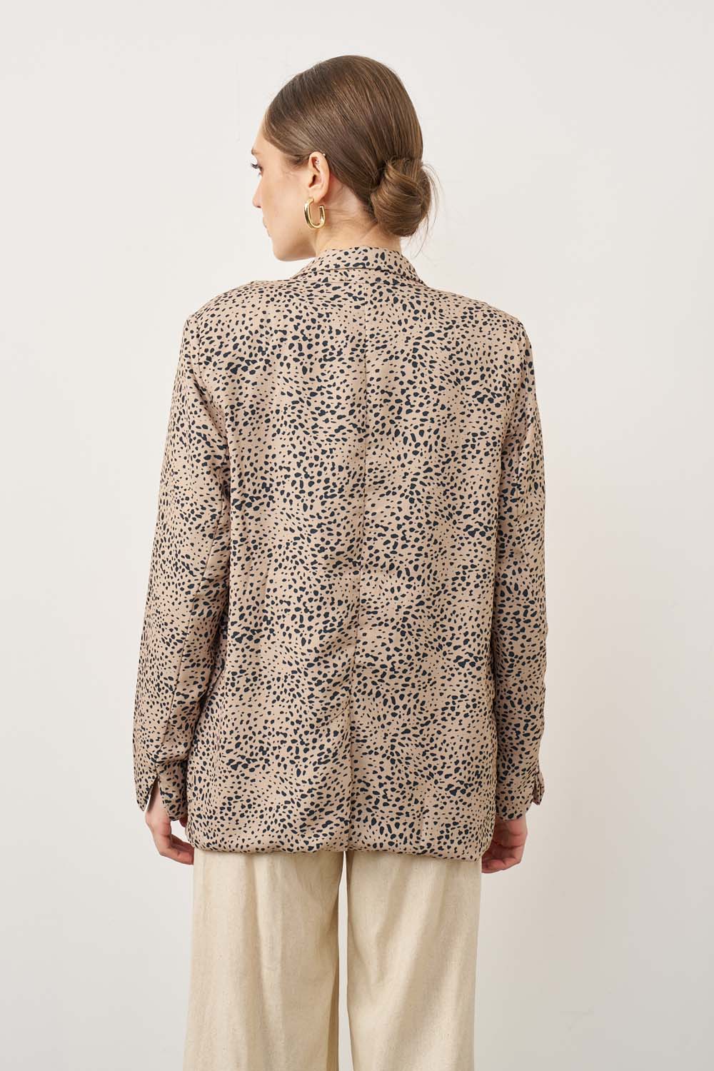 Black marking blazer