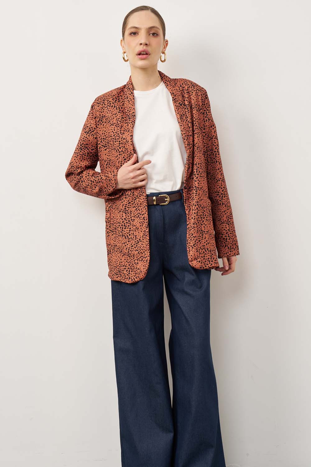 Black marking blazer