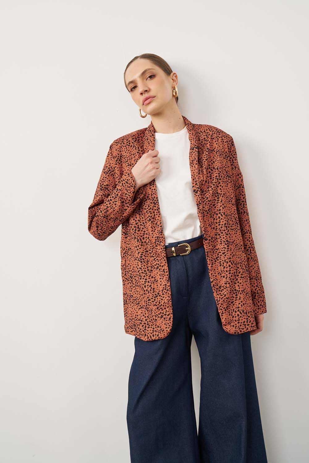 Black marking blazer