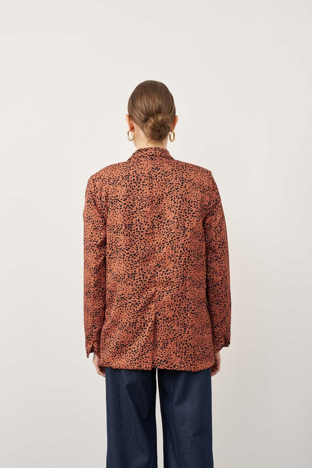 Black marking blazer