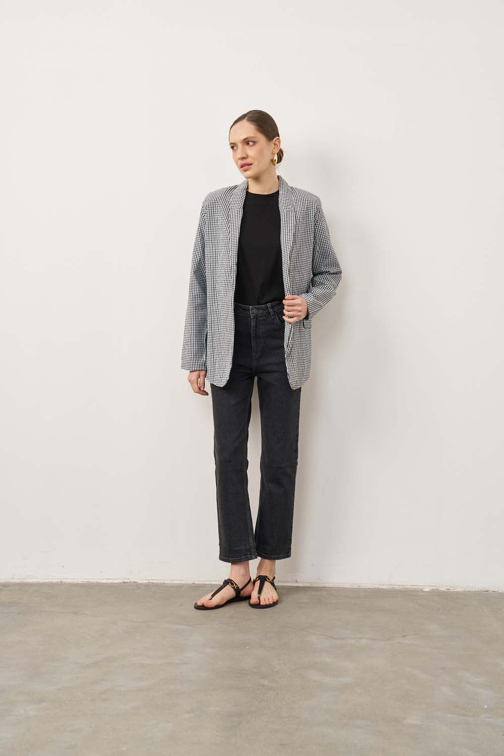 Black marking blazer