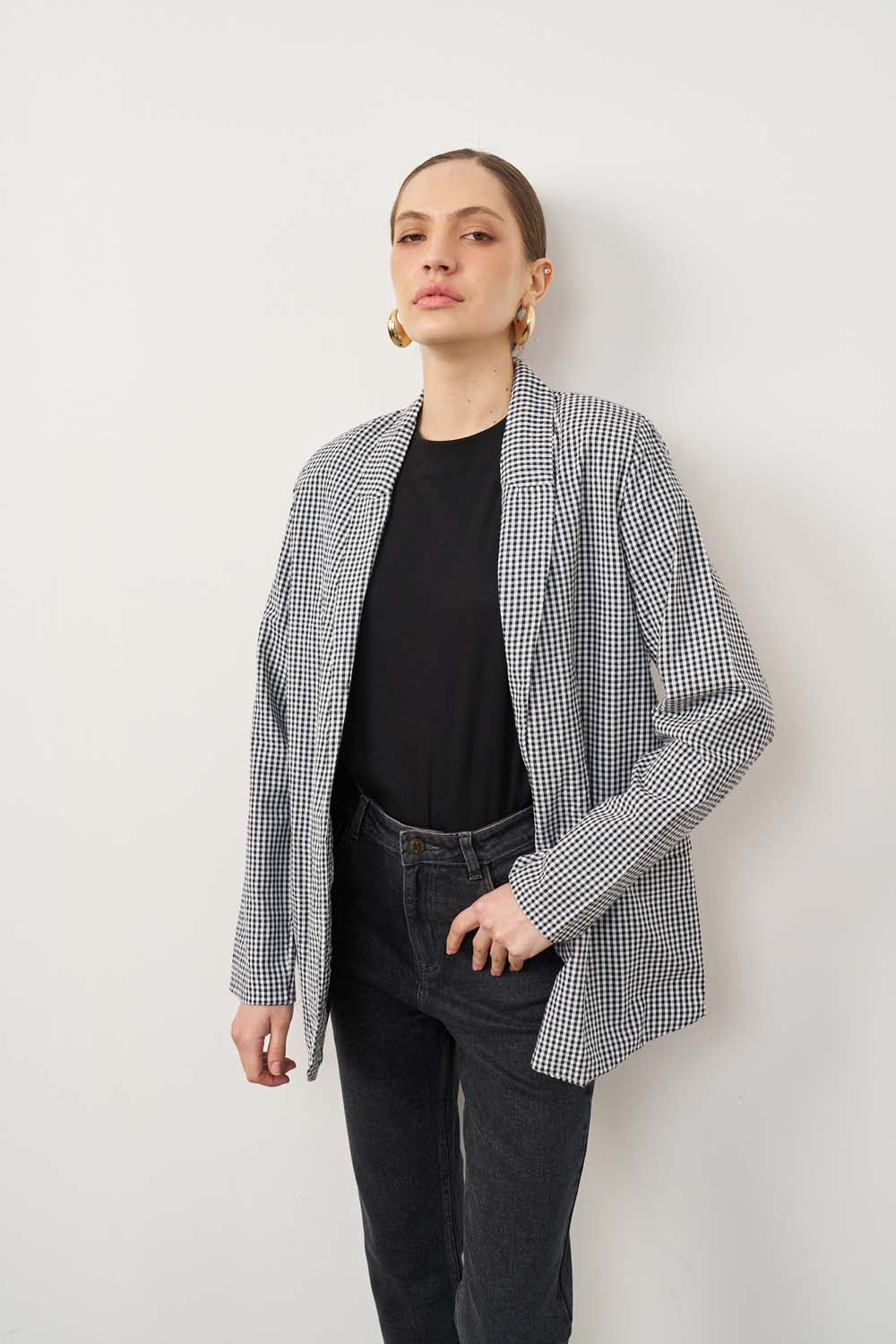 Black marking blazer