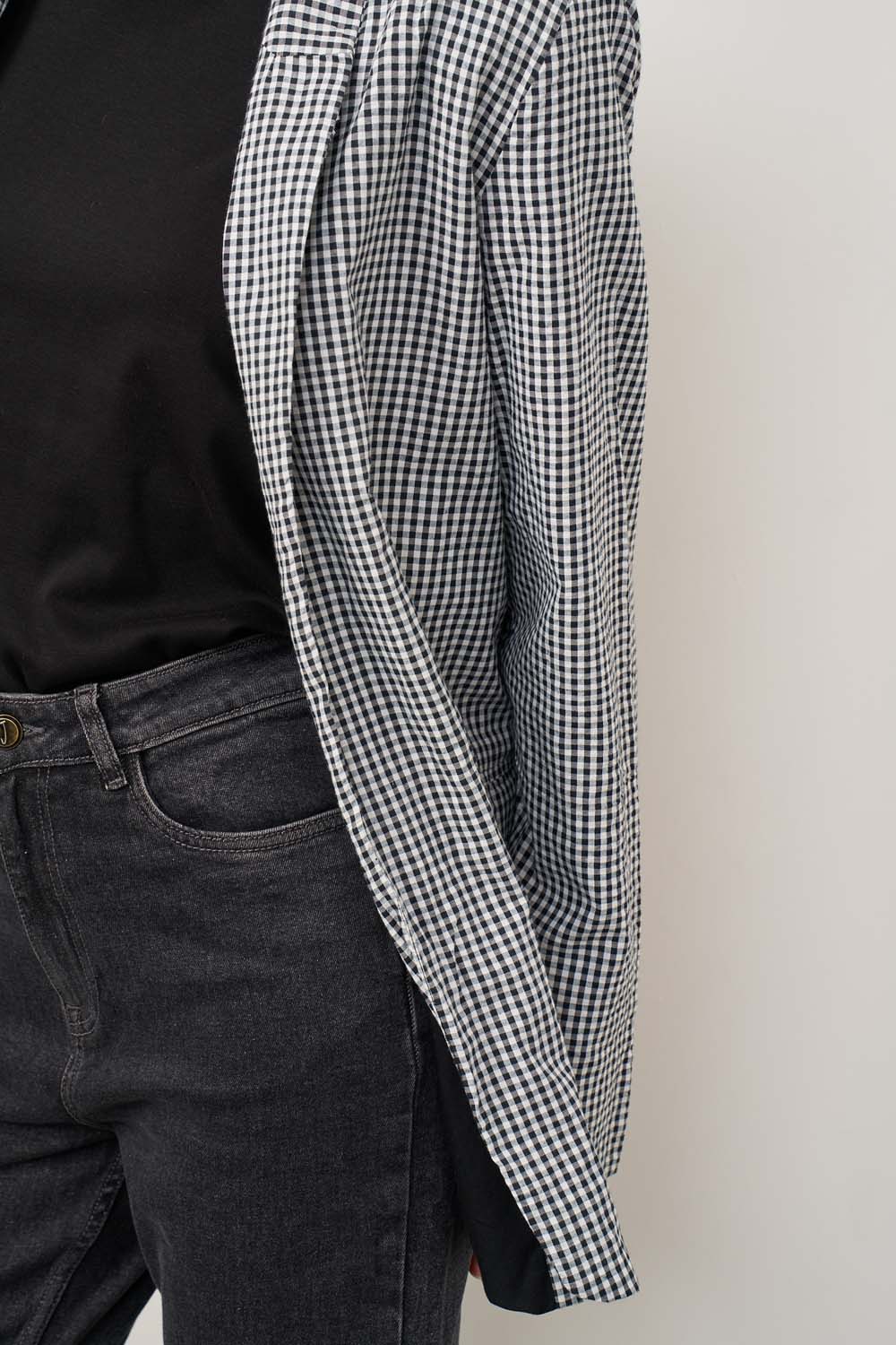 Black marking blazer