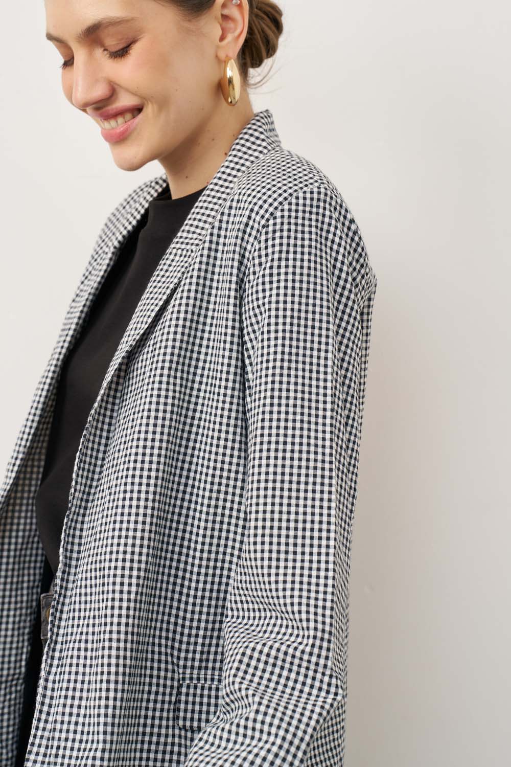 Black marking blazer