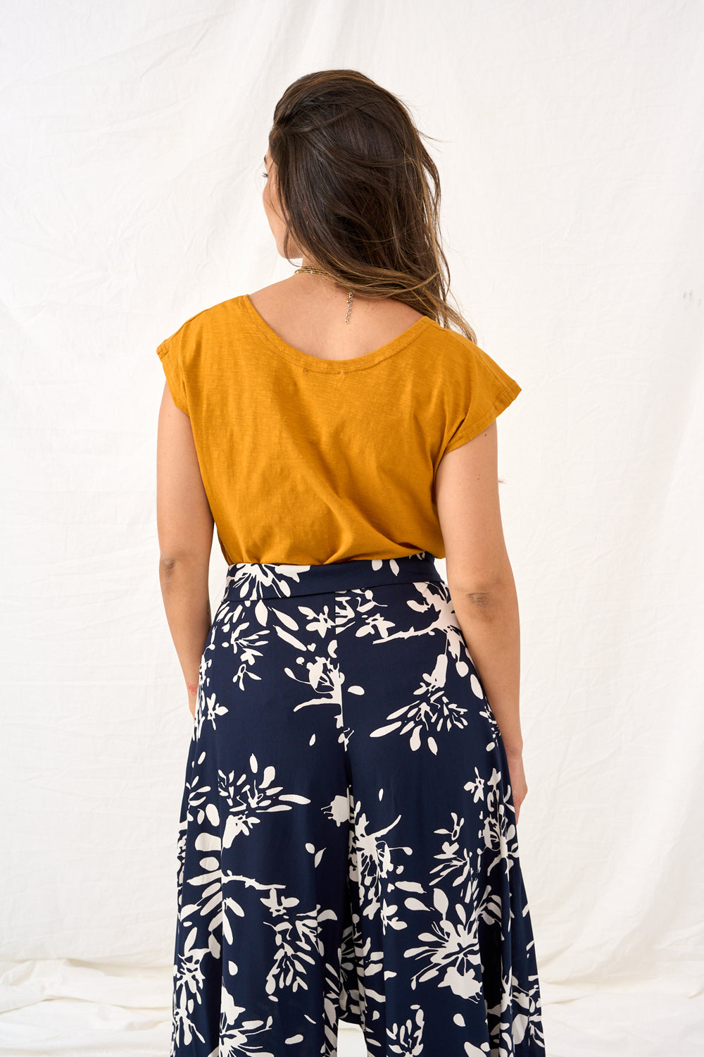 Loose T shirt yellow
