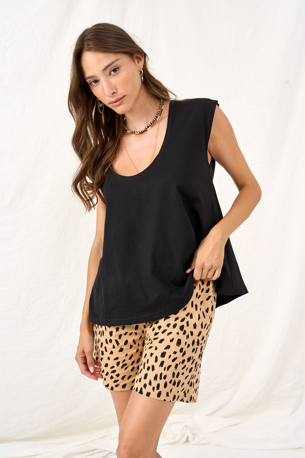 Loose T shirt black