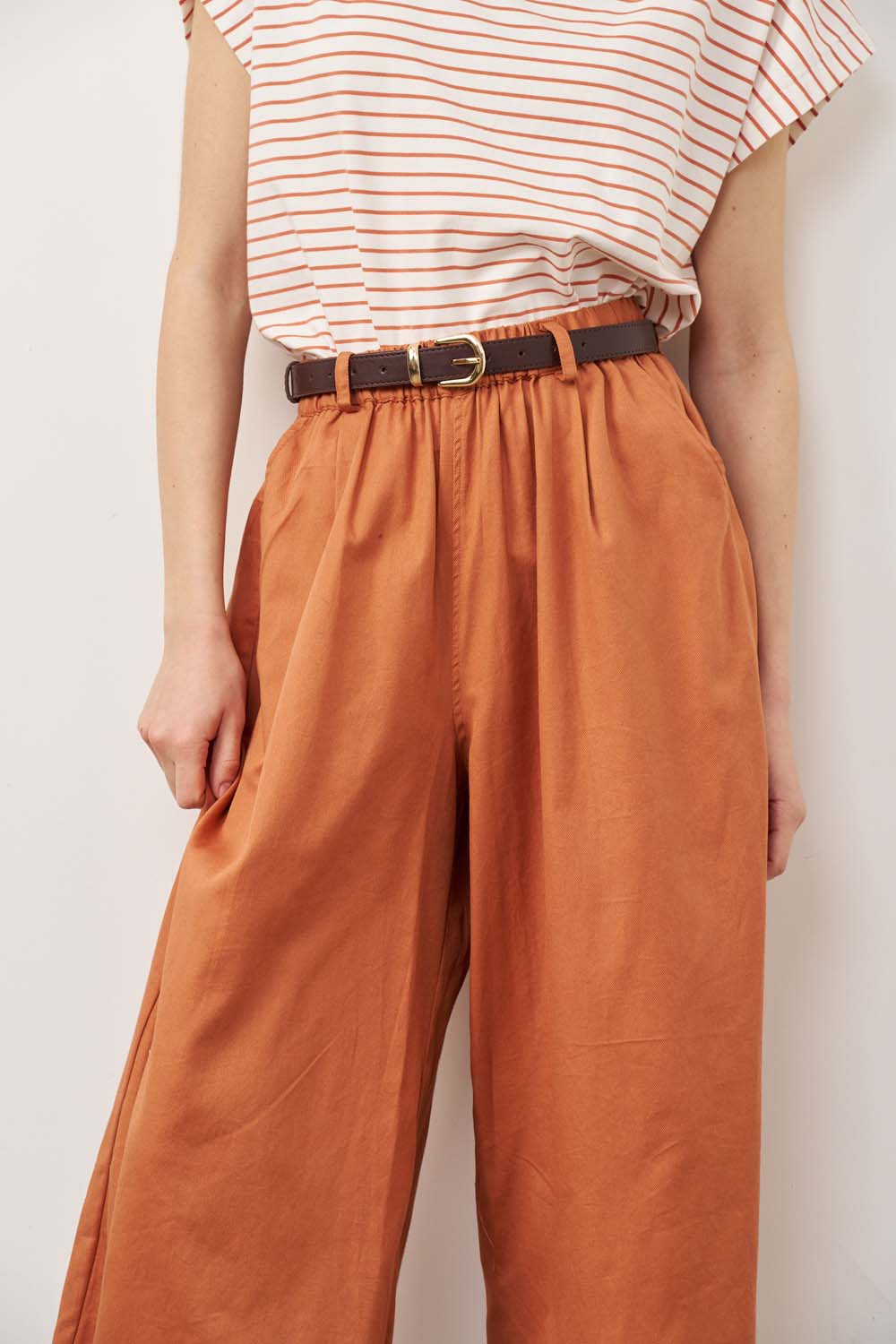 מכנסיים אוליביה כתום - JUL