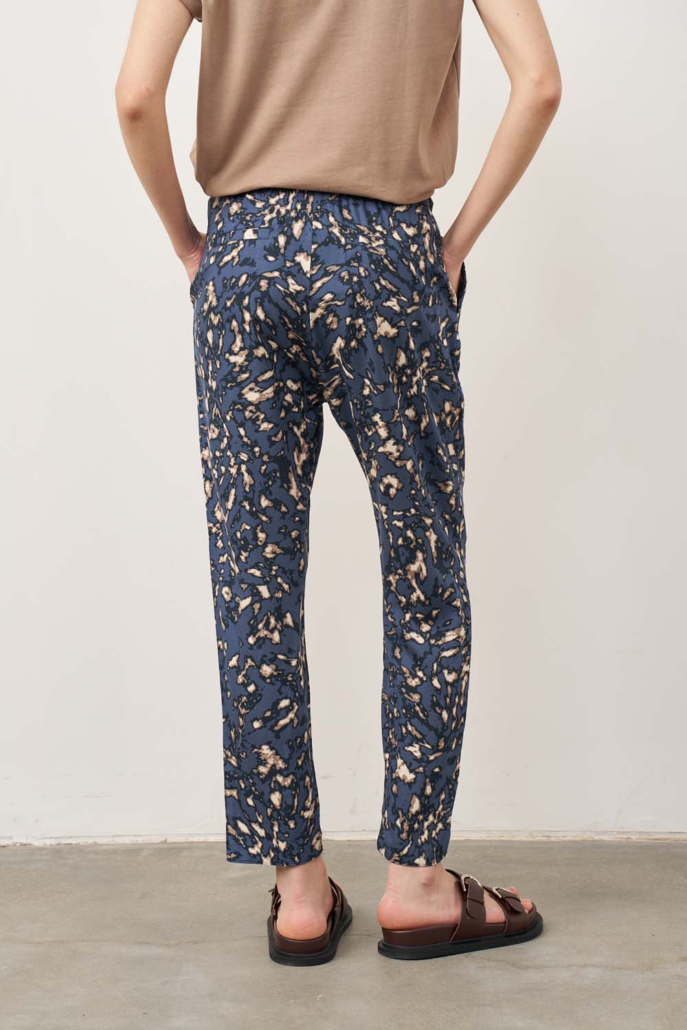 Lauren pants yellow leopard print