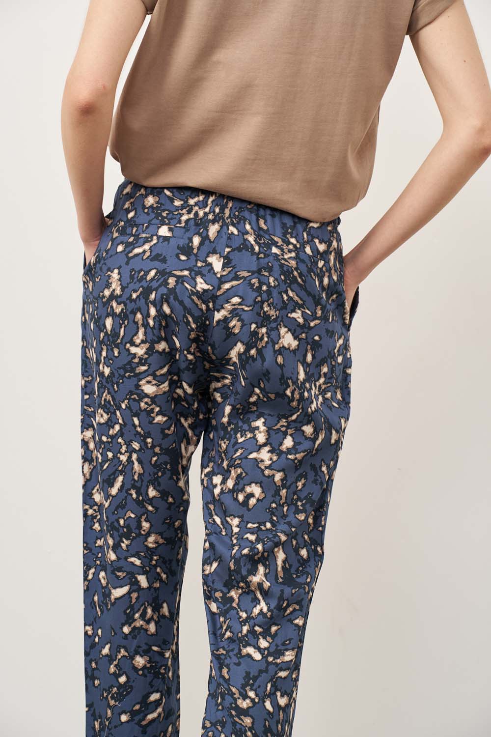 Lauren pants yellow leopard print