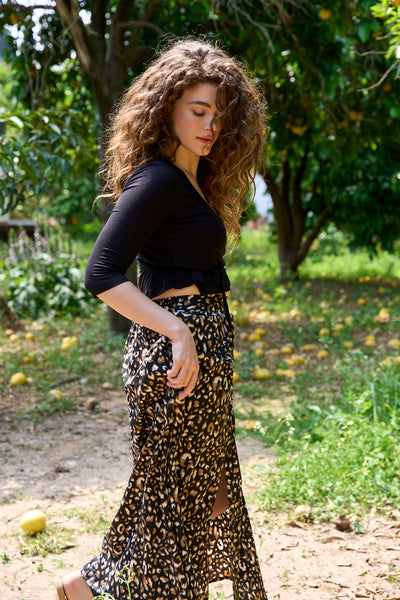 Black speckled Hani skirt