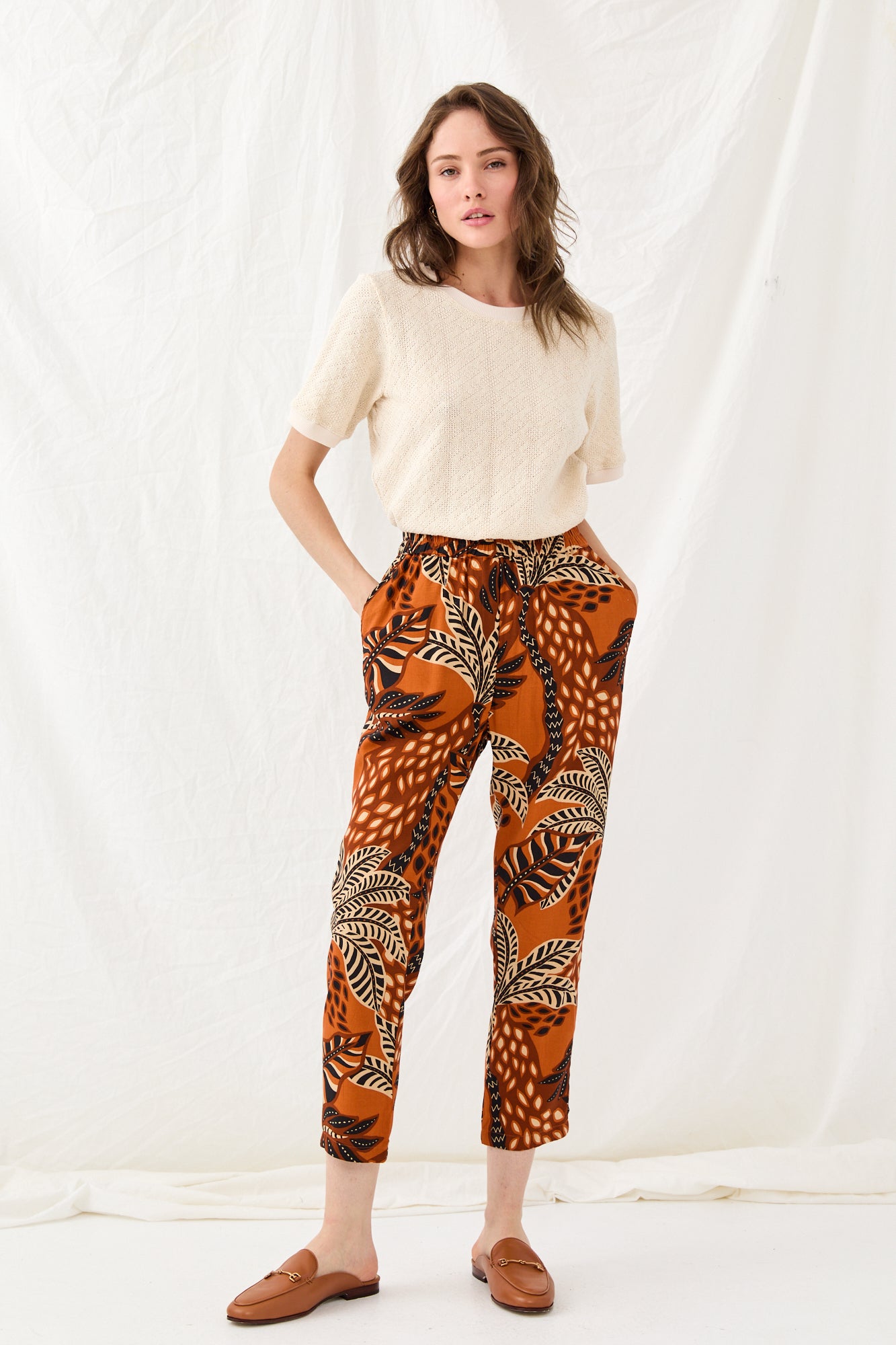 Fall print Lauren pants