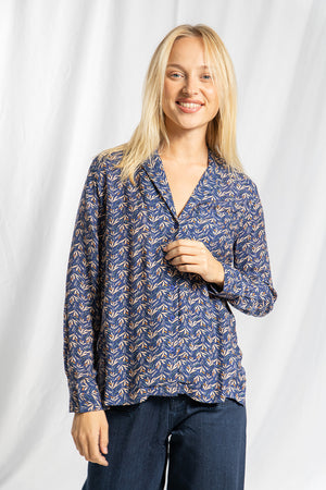 Melin shirt light polka dot print 