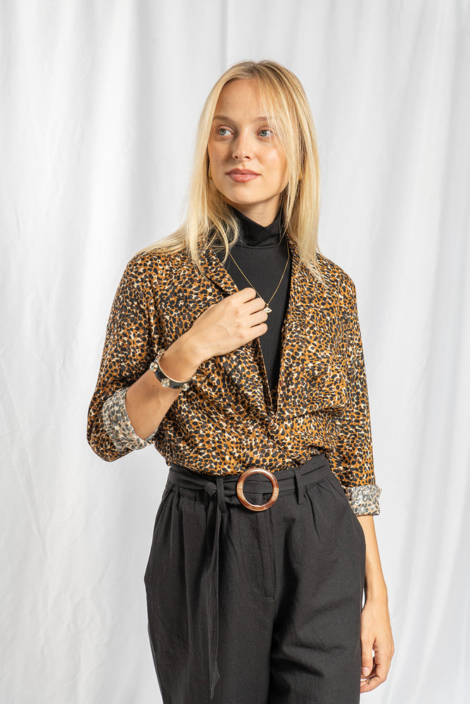 Melin shirt light polka dot print 