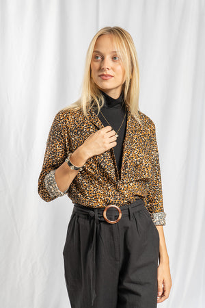 Melin shirt light polka dot print 