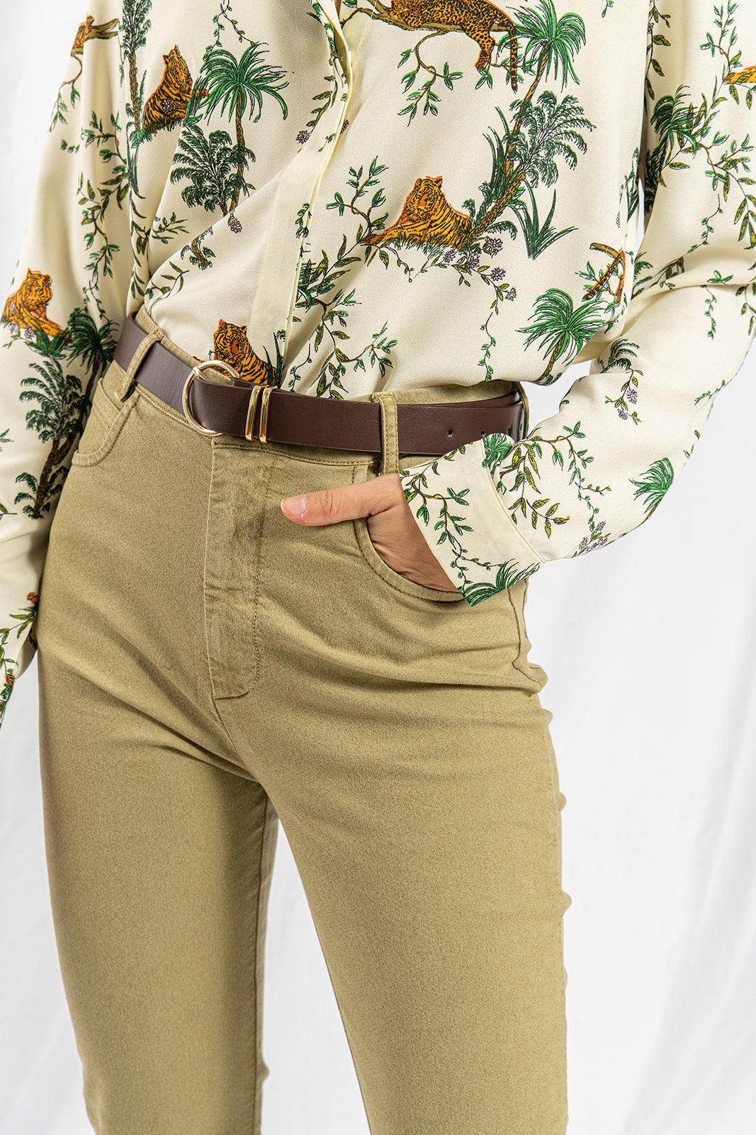 Olive green Rita pants