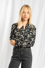 Chloe black printed shirt 