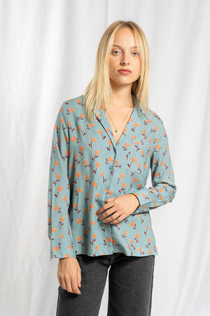 Melin shirt light polka dot print 