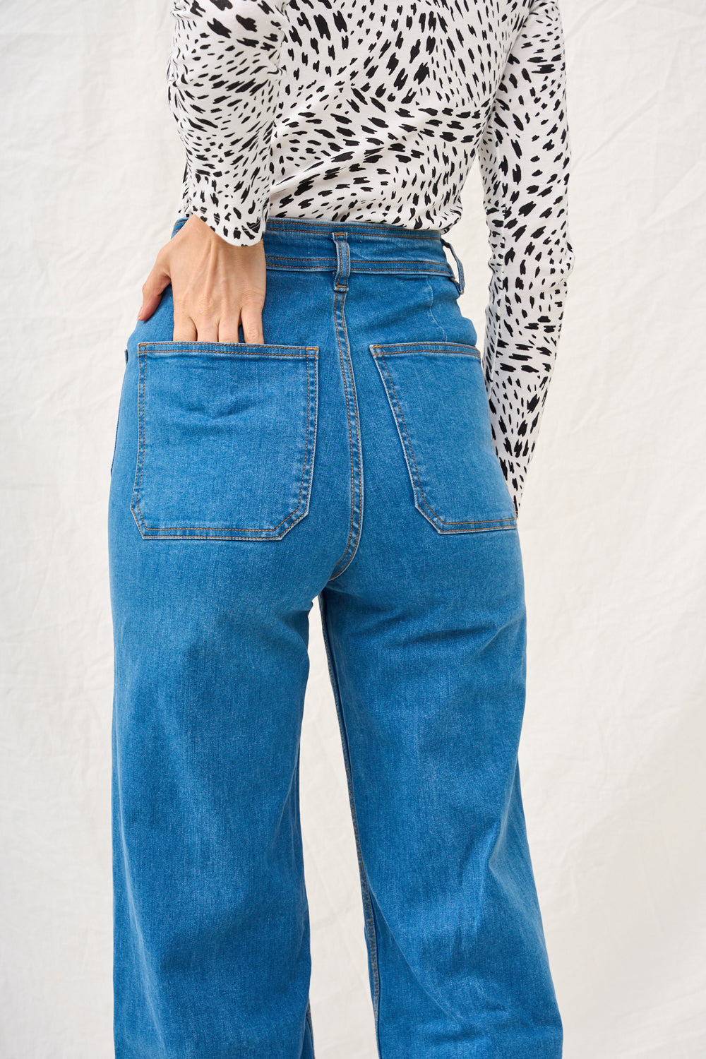 ג׳ינס טיילור כחול