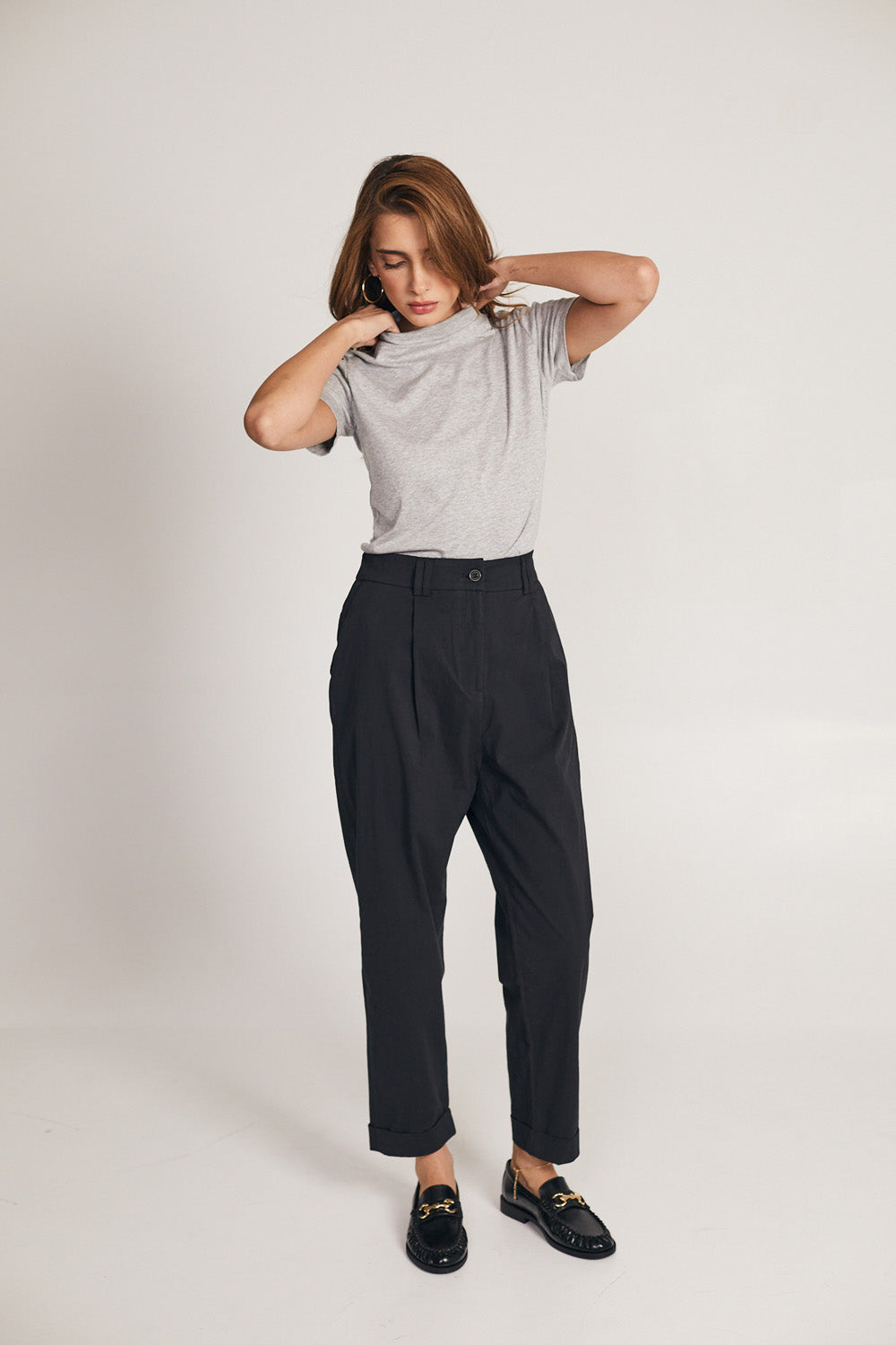 Giovanna pants in gray color