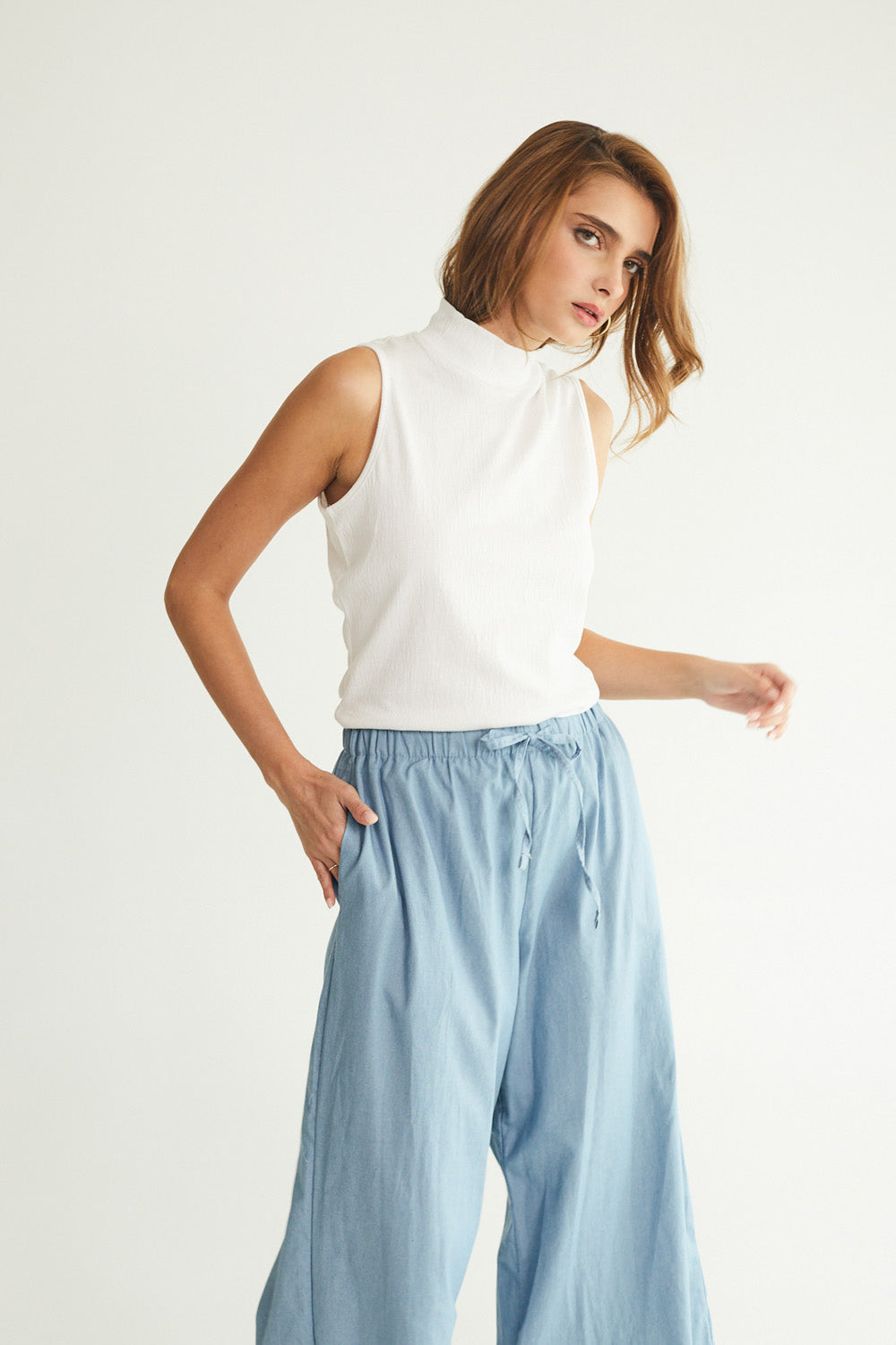 Rachel autumn trousers in black color