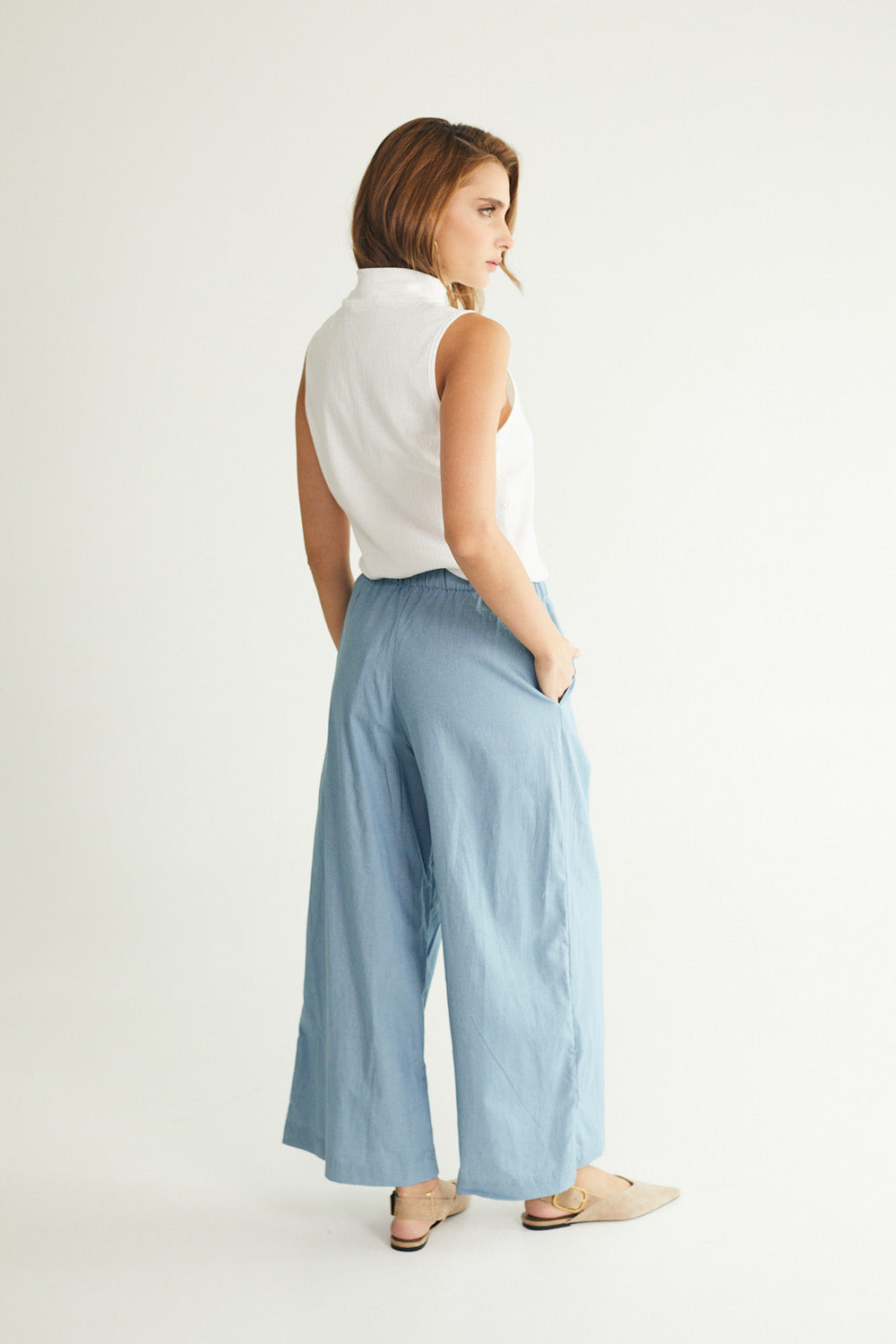 Rachel autumn trousers in black color