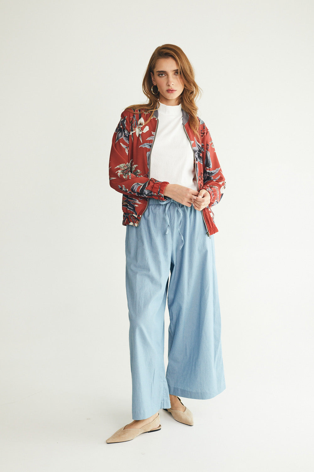 Rachel autumn trousers in black color