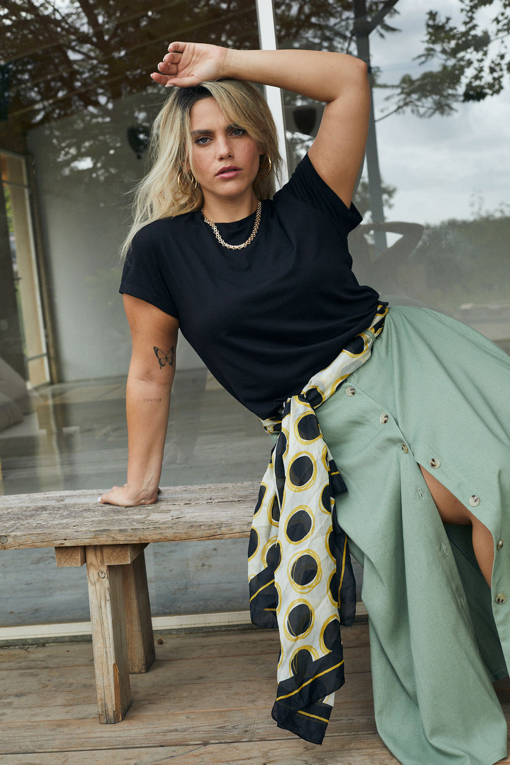 Black margo skirt 