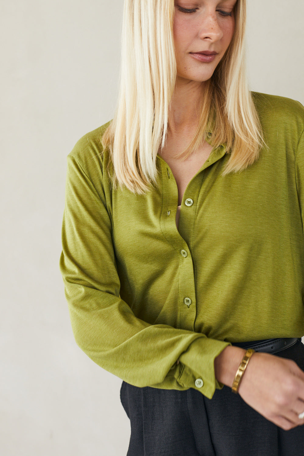 חולצת ולרי סריג ירוק