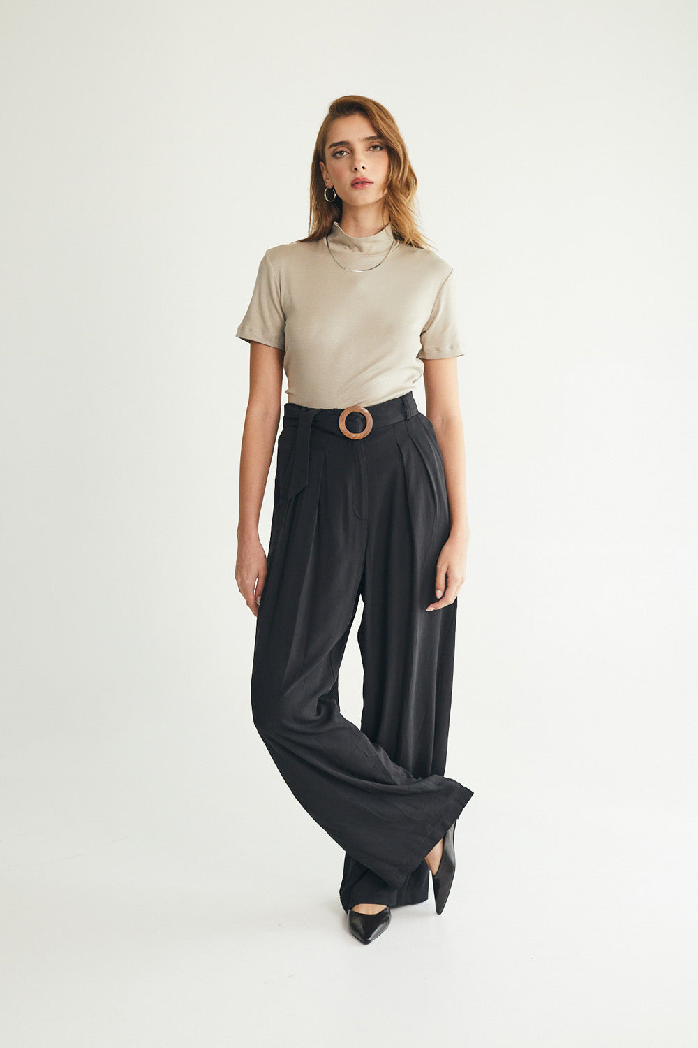 Black bermuda shorts