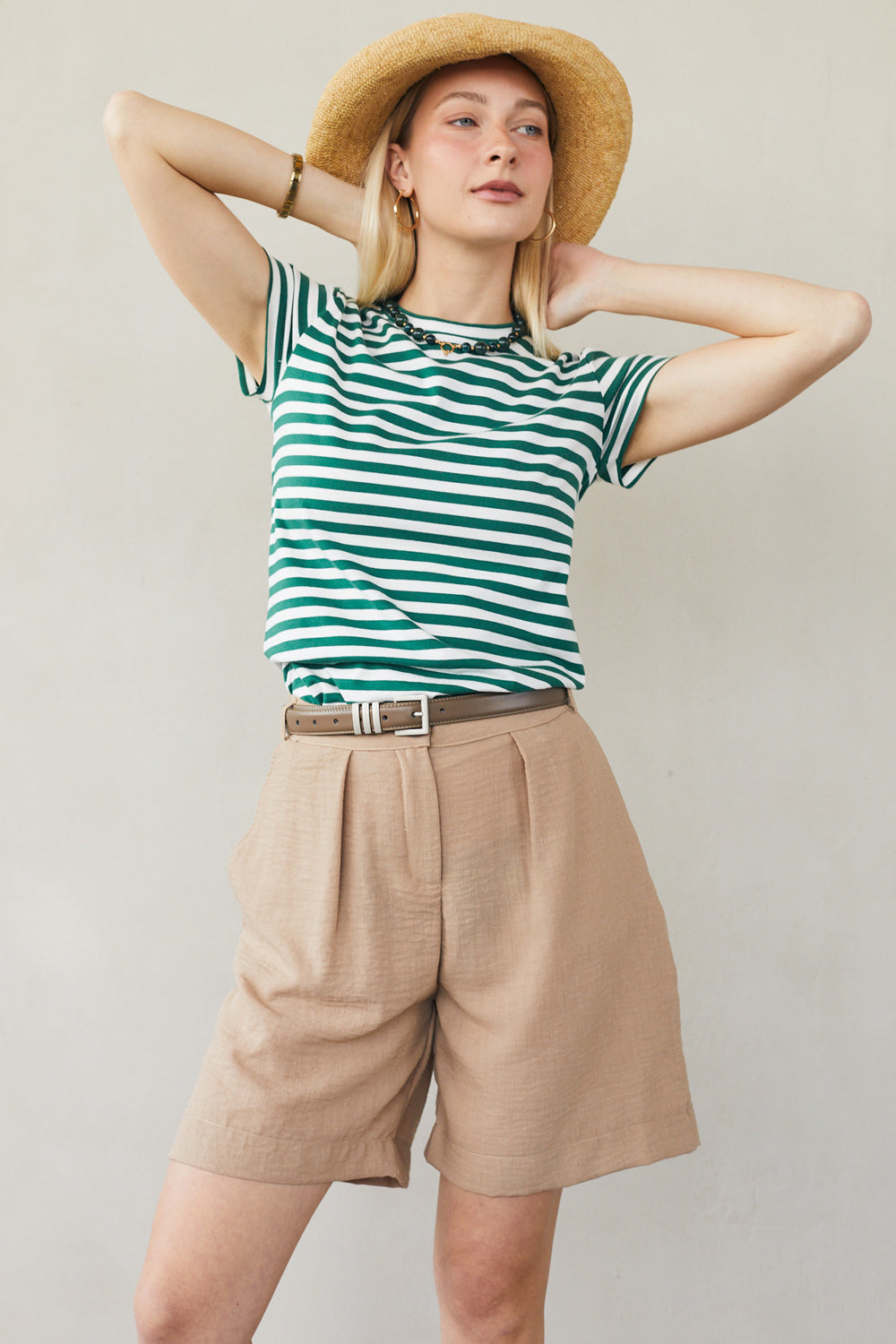 מכנסון סופי פשתן בז׳