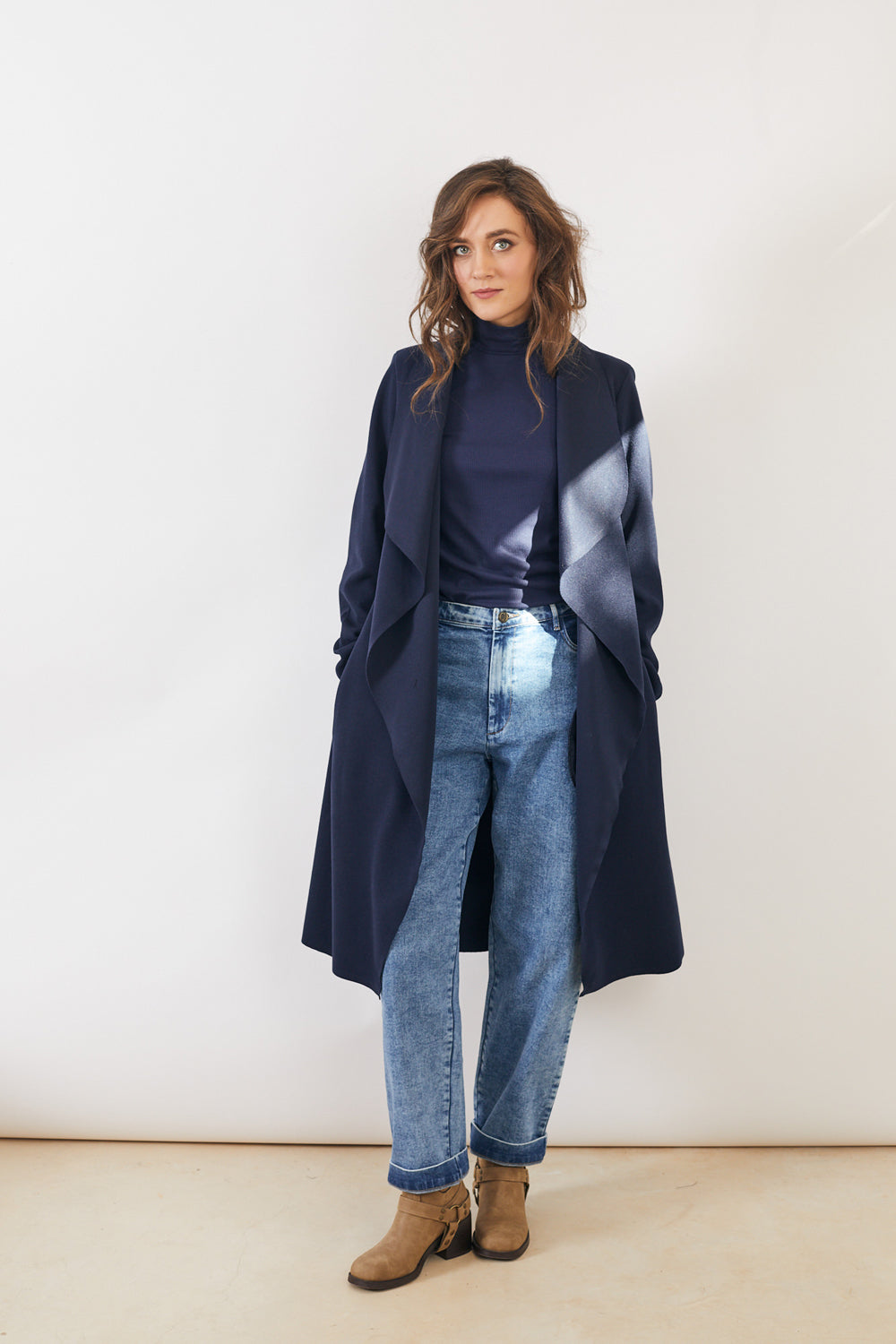 מעיל מעטפת נייבי