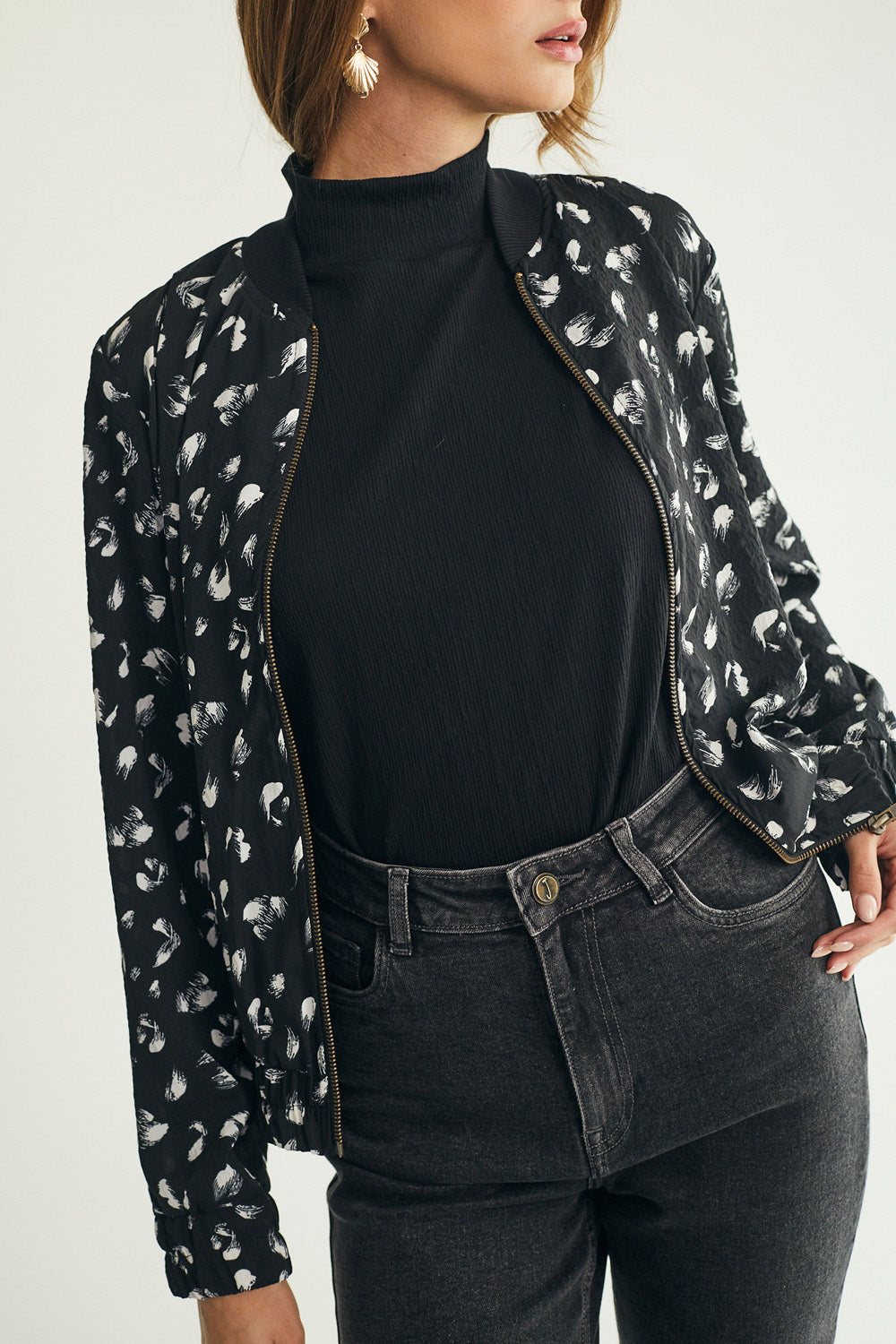 Suki top with friendship print